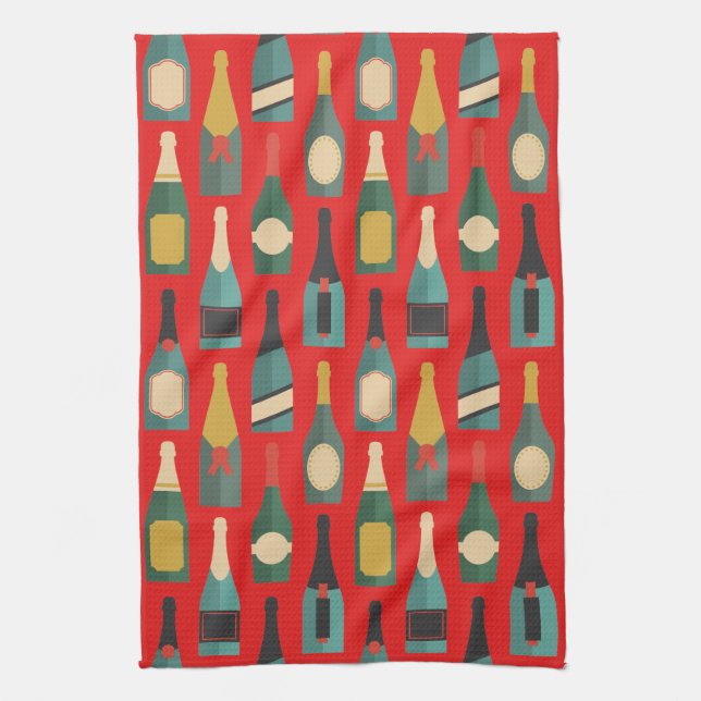 Linge De Cuisine Bouteilles à vin (Vertical)