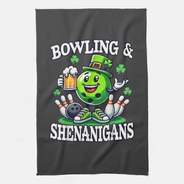 Linge De Cuisine Bowling Saint-Patrick folies (Vertical)