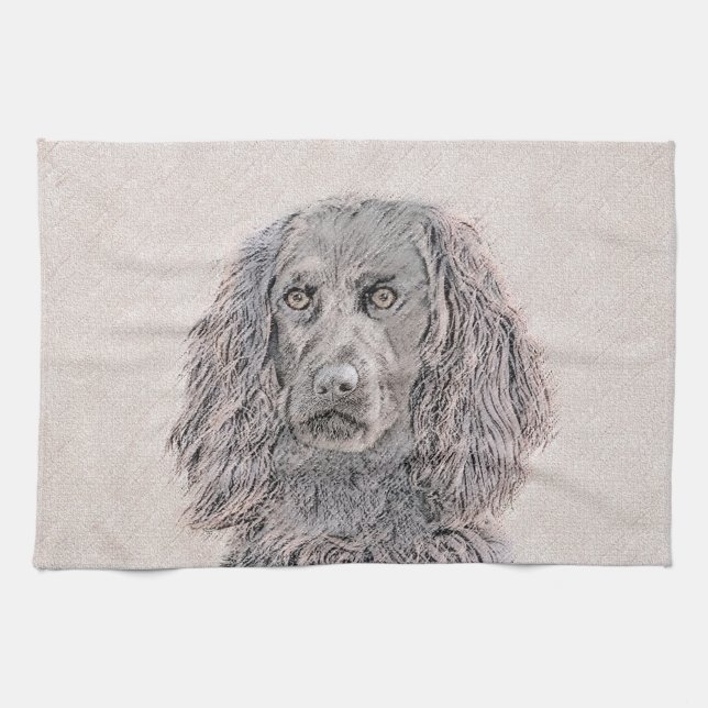 Linge De Cuisine Boykin Peinture Espagnole - Cute Original Chien Ar (Horizontal)