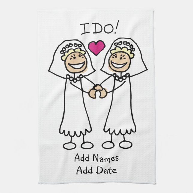 Linge De Cuisine Bride I do (Vertical)