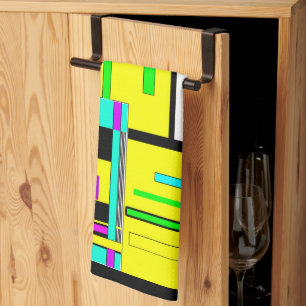 Linge De Cuisine Bright abstract