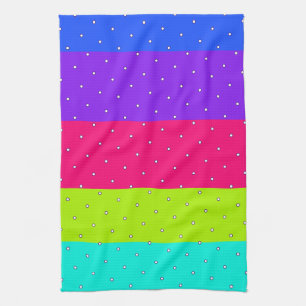 Linge De Cuisine Bright and Fun Stripe and Polka Dots
