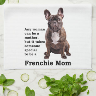 Linge De Cuisine Brindle French Bulldog Maman