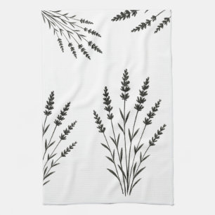 Linge De Cuisine Brins de Lavande – Design Botanique Minimaliste su