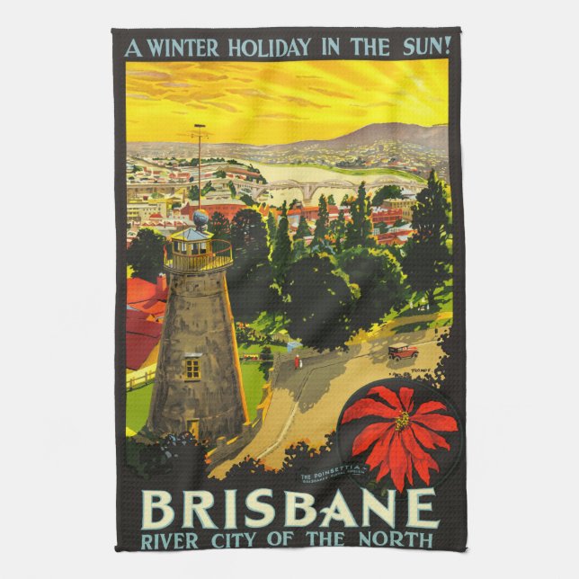 Linge De Cuisine Brisbane Australie Affiche touristique (Vertical)