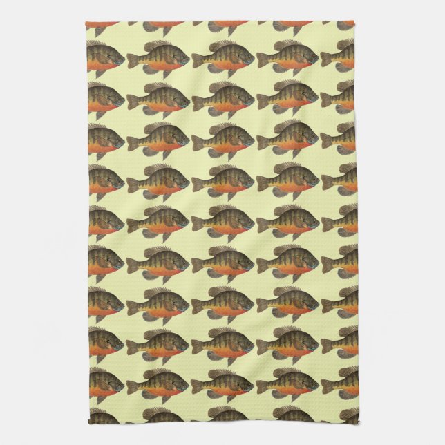 Linge De Cuisine Brise de Bluegill (Vertical)