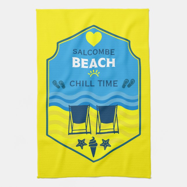 Linge De Cuisine British Beach Theme Gift (Vertical)