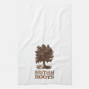Linge De Cuisine British Roots Family Tree Tea Towel Cuisine Servie
