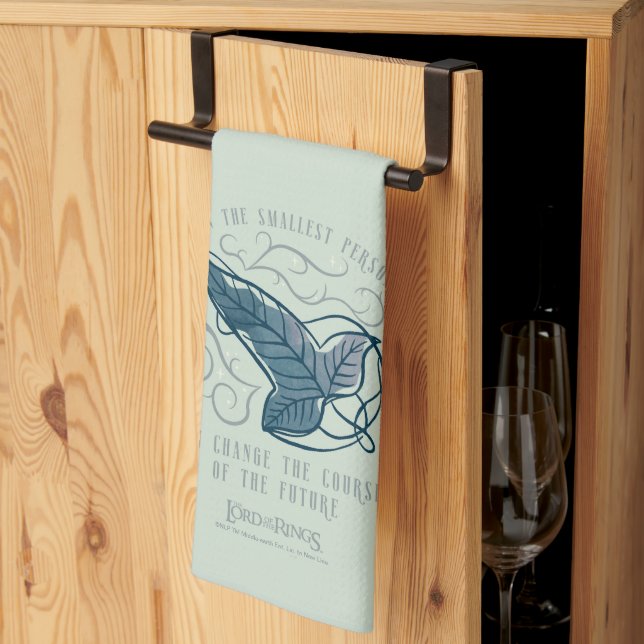 Linge De Cuisine Broche elfique de la Communauté citation graphique (Pliage en tiers)
