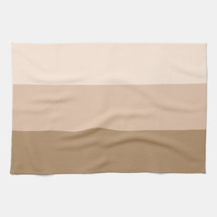 Linge De Cuisine Brown Ombre strié