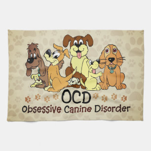 Linge De Cuisine Brown sur les troubles de la canine obsessionnels