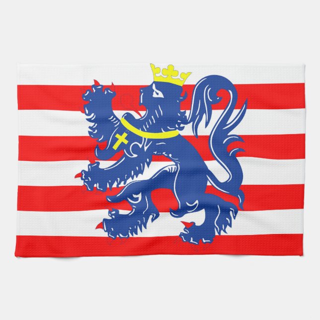 Linge De Cuisine Bruges ville Drapeau Belgique (Horizontal)