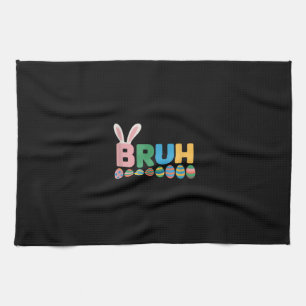 Linge De Cuisine Bruh Bunny Pâques mème mignon Pour Enfants _12