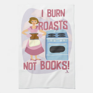 Linge De Cuisine Brûler les rôtis pas livres Drôle Lecteur