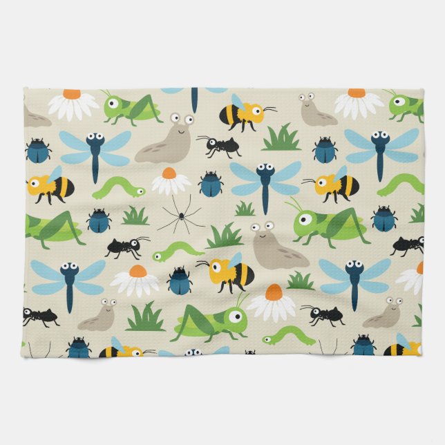 Linge De Cuisine Bugs (Horizontal)