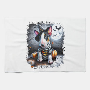 Linge De Cuisine Bull Terrier Chien Halloween