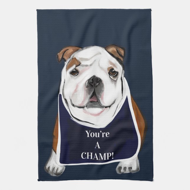 LINGE DE CUISINE BULLDOG (Vertical)