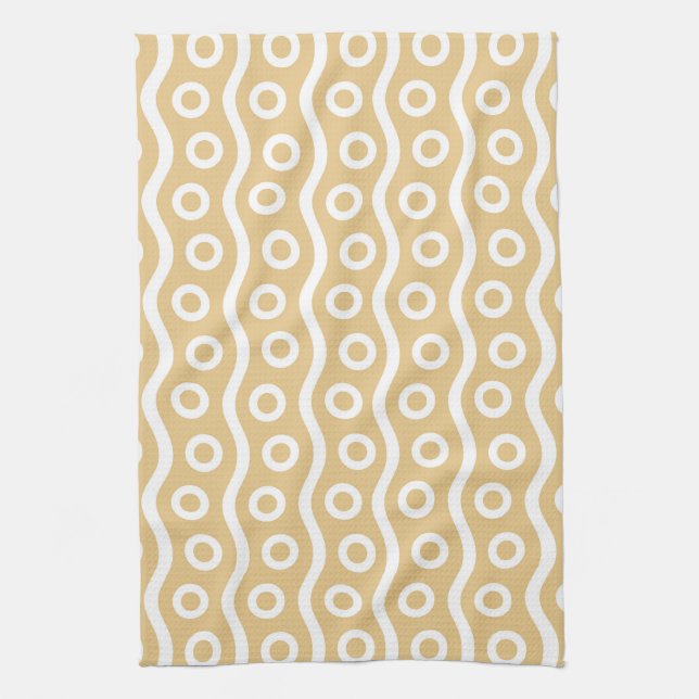 Linge De Cuisine Bulles de champagne modernes (Vertical)