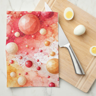 Linge De Cuisine Bulles poly crépuscule