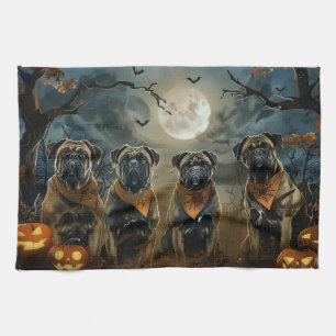 Linge De Cuisine Bullmastiff Halloween Éffrayant