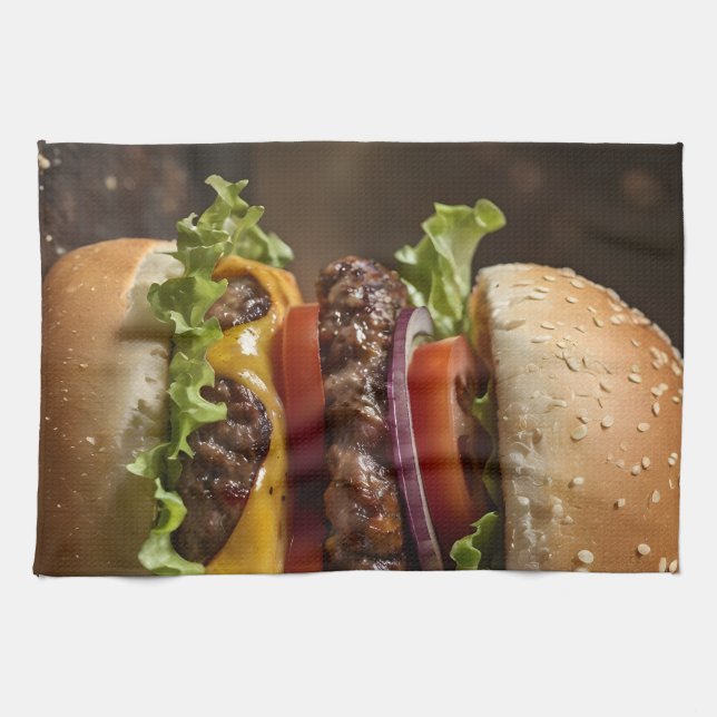 Linge De Cuisine Burger (Horizontal)