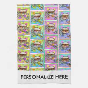 Linge De Cuisine BURGER POP ART (Hamburger)