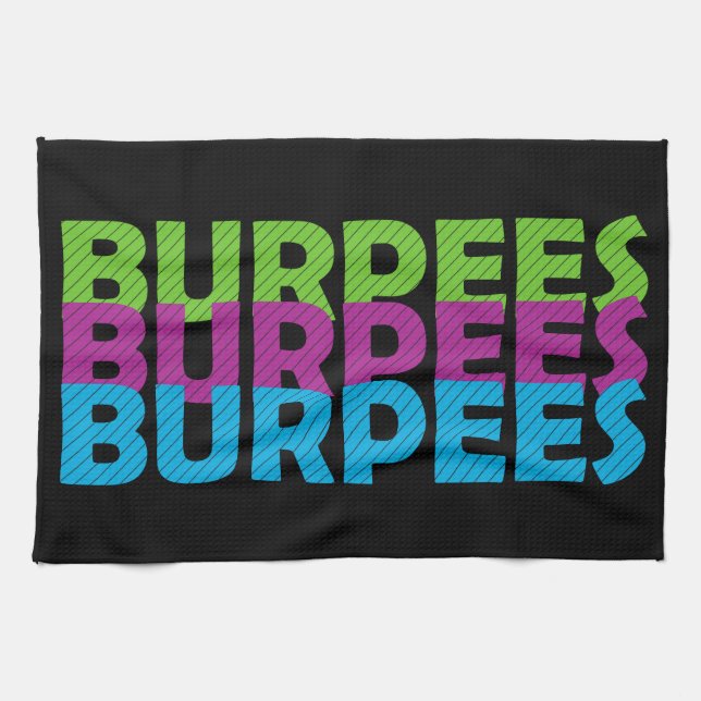 Linge De Cuisine Burpees (Horizontal)