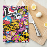 Linge De Cuisine cacahuètes | Motif de patchs Mixtape<br><div class="desc">Découvrez ce design amusant avec The Peanuts Gang dans des patchs mignons.</div>