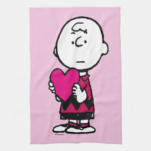 Linge De Cuisine cacahuètes Saint Valentin Heart Charlie Brown