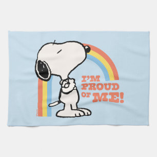 Linge De Cuisine cacahuètes   Snoopy Je suis fier de moi