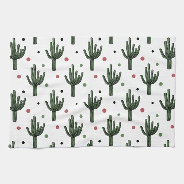 Linge De Cuisine Cactus (Horizontal)