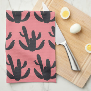 Linge De Cuisine Cactus Plante Silhouette illustration Art