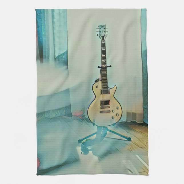 Linge De Cuisine cadeau de guitare classique pour papa (Vertical)