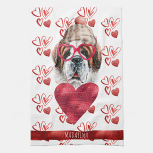 Linge De Cuisine Cadeau de la Saint-Valentin amateur de chiens Paws