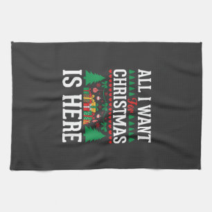 Linge De Cuisine Cadeau de l'arbre de Noël C'est Noël