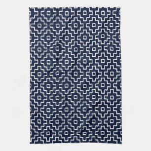 Linge De Cuisine Cadeau de motif indigo Sashiko japonais