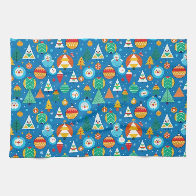Linge De Cuisine Cadeau de saison hivernale festive de Noël pour la (Horizontal)