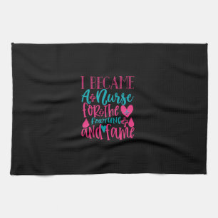 Linge De Cuisine Cadeau infirmière   Devient Infirmière Pour La For