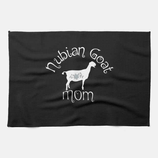 Linge De Cuisine Cadeau maman chèvre Nubian (Horizontal)