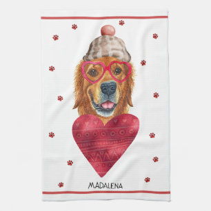 Linge De Cuisine Cadeau personnalisé de la Saint-Valentin pour amat