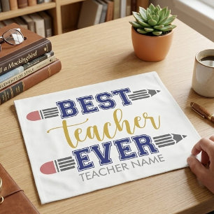 Linge De Cuisine Cadeau personnalisé Meilleur Enseignant - Cadeau p