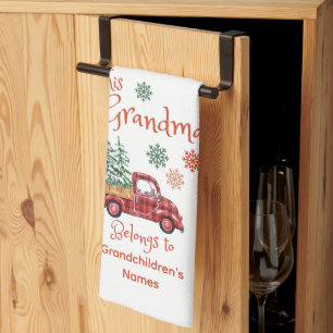 Linge De Cuisine Cadeau personnalisé mignon pour grand-mère