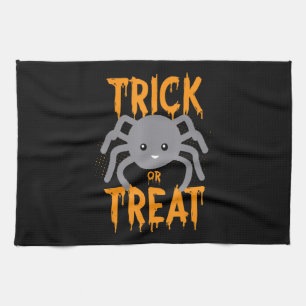 Linge De Cuisine Cadeau Spider Araignée - Trick Ou Treat - Hallow