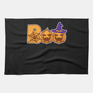 Linge De Cuisine Cadeau Spider Boo Halloween Citrouille Visages S
