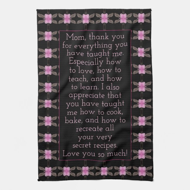 Linge De Cuisine Cadeau Super Sucre Pour Maman (Vertical)