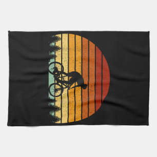 Linge De Cuisine Cadeau VTT Sunset vintage Pour Mountain B