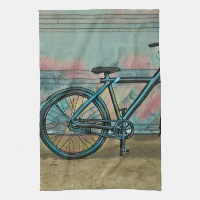 Linge De Cuisine Cadeaux de cyclisme pour papa (Vertical)