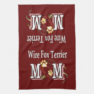 Linge De Cuisine Cadeaux de maman de Fox Terrier de fil