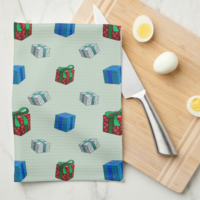 Linge De Cuisine Cadeaux de Noël (Quart Plié)