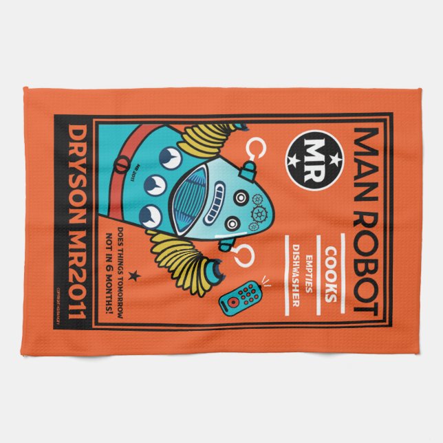 Linge De Cuisine Cadeaux Robot Pour Anniversaire Ou Mariage (Horizontal)